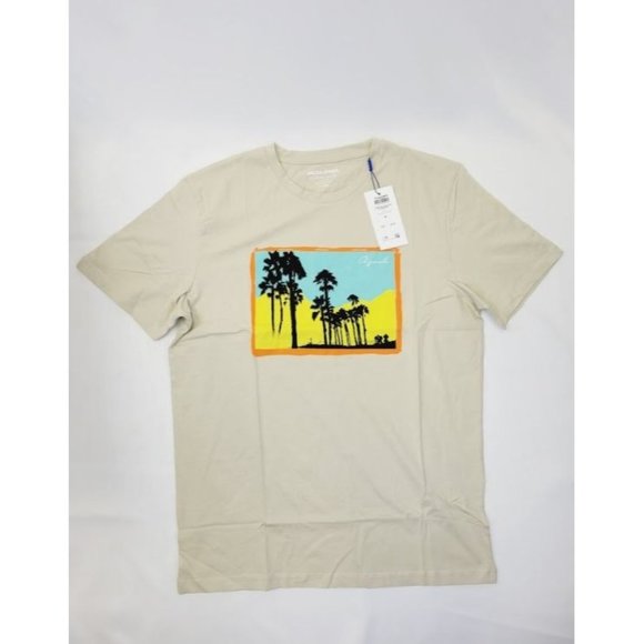 JACK&JONES JORMALIBU WOODY TEE SS CREW NECK - Picture 1 of 2
